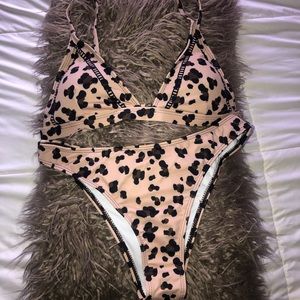Cheetah bathing suit